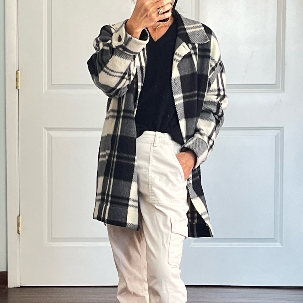 Cristina Vintage Flannel Shacket size S